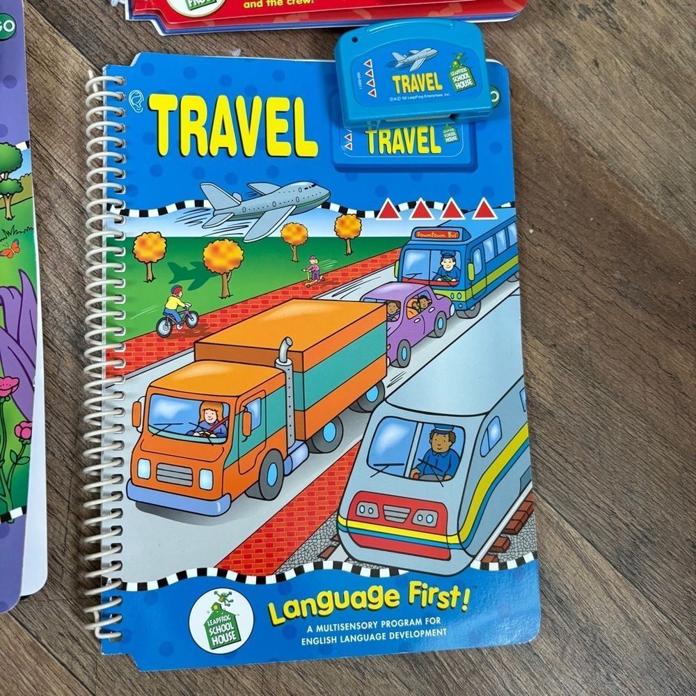 LeapFrog LeapPad Interactive Phonics Book & Cartridge set of 4 Pre-reading - Picture 5 of 11